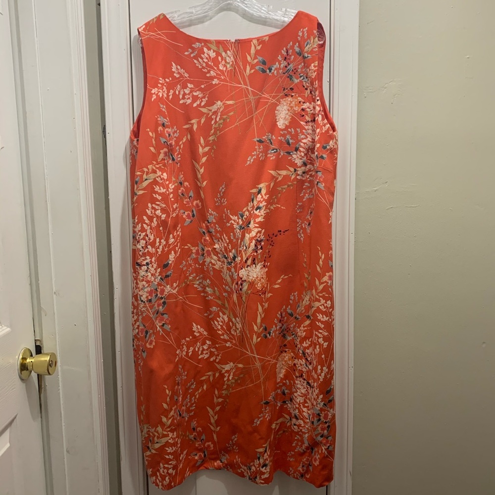 TALBOT orange dress EUC. Size22.